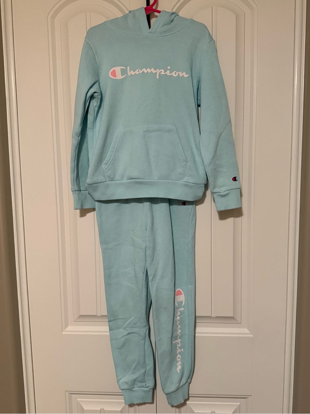Champion Kids' Light Blue Hoodie & Jogger Set - Size 6